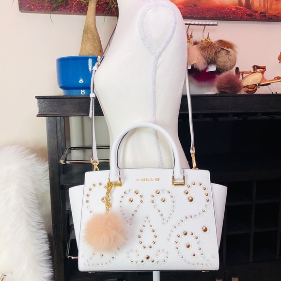 3PCS Michael Kors Selma Stud Satchel Wallet Charms - Picture 7 of 8